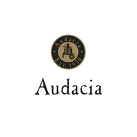 Audacia Wines logo, professional bottle and beverage photography by Fleur Vrakking.